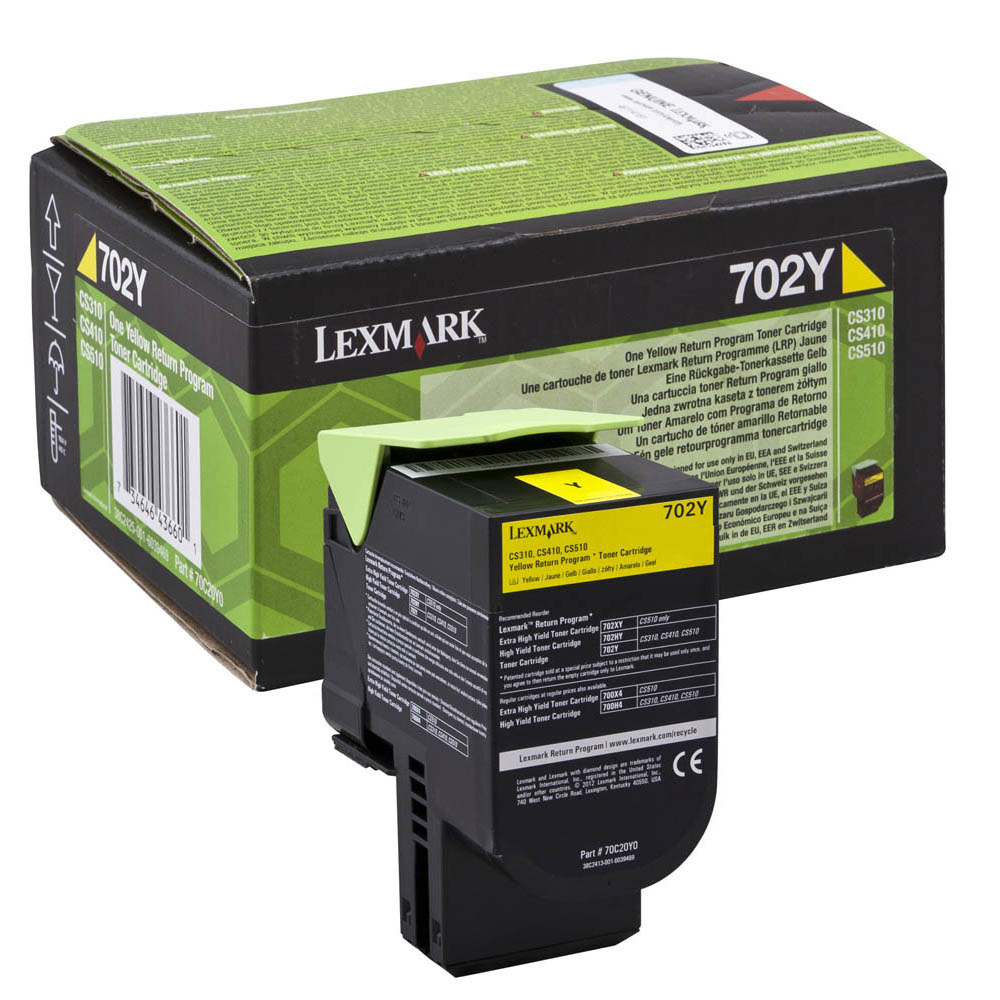 Toner Lexmark 702Y