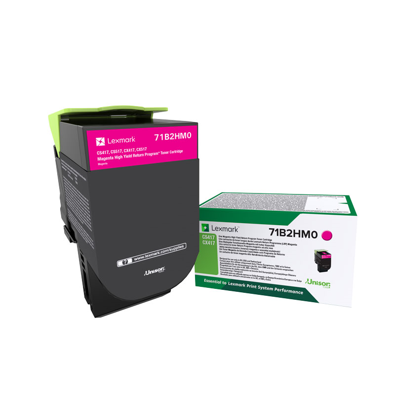 Toner Lexmark 71B2HM0 - originální (Purpurový) Lexmark