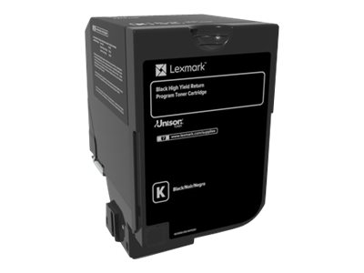 Toner Lexmark 74C2HK0 Return - originální (Černý) Lexmark