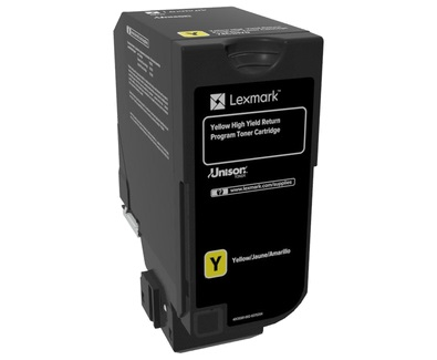 Toner Lexmark 74C2HY0 Return - originální (Žlutý) Lexmark