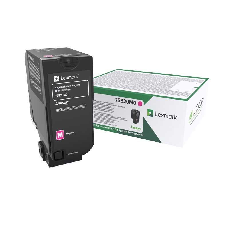 Toner Lexmark 75B20M0 - originální (Purpurový) Lexmark