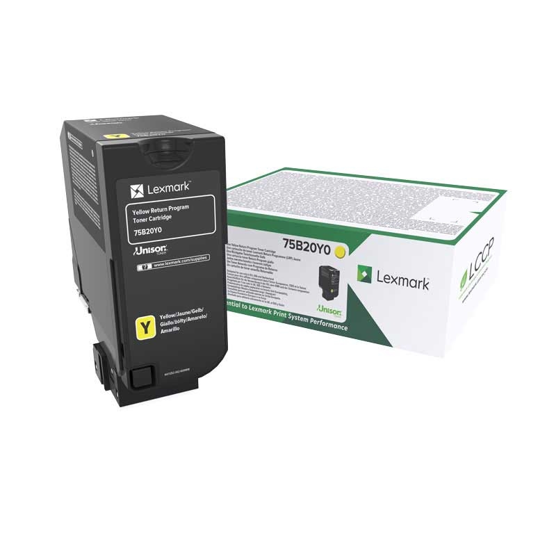 Toner Lexmark 75B20Y0 - originální (Žlutý) Lexmark