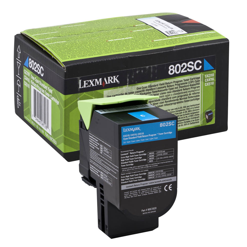 Toner Lexmark 802SC Return