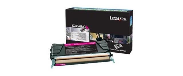 Toner Lexmark C746A1MG - originální (Purpurový) Lexmark