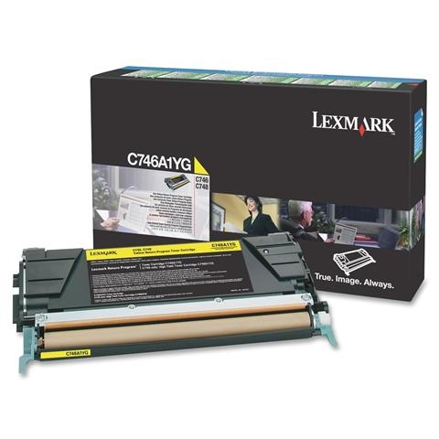 Toner Lexmark C746A1YG - originální (Žlutý) Lexmark