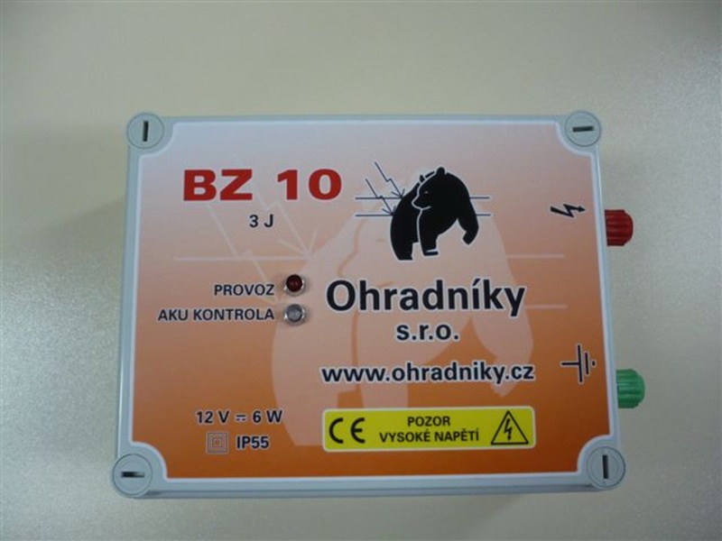 Zdroj impulsů pro elektrický ohradník bateriový BZ 10