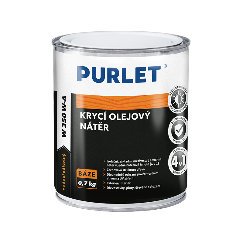 PURLET W350wa krycí olejová barva 4kg Distrimo-cz