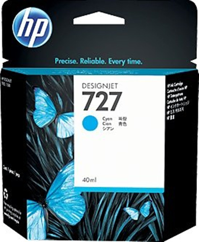 Zásobník HP č.727 - B3P13A (Azurový) - originální Hp