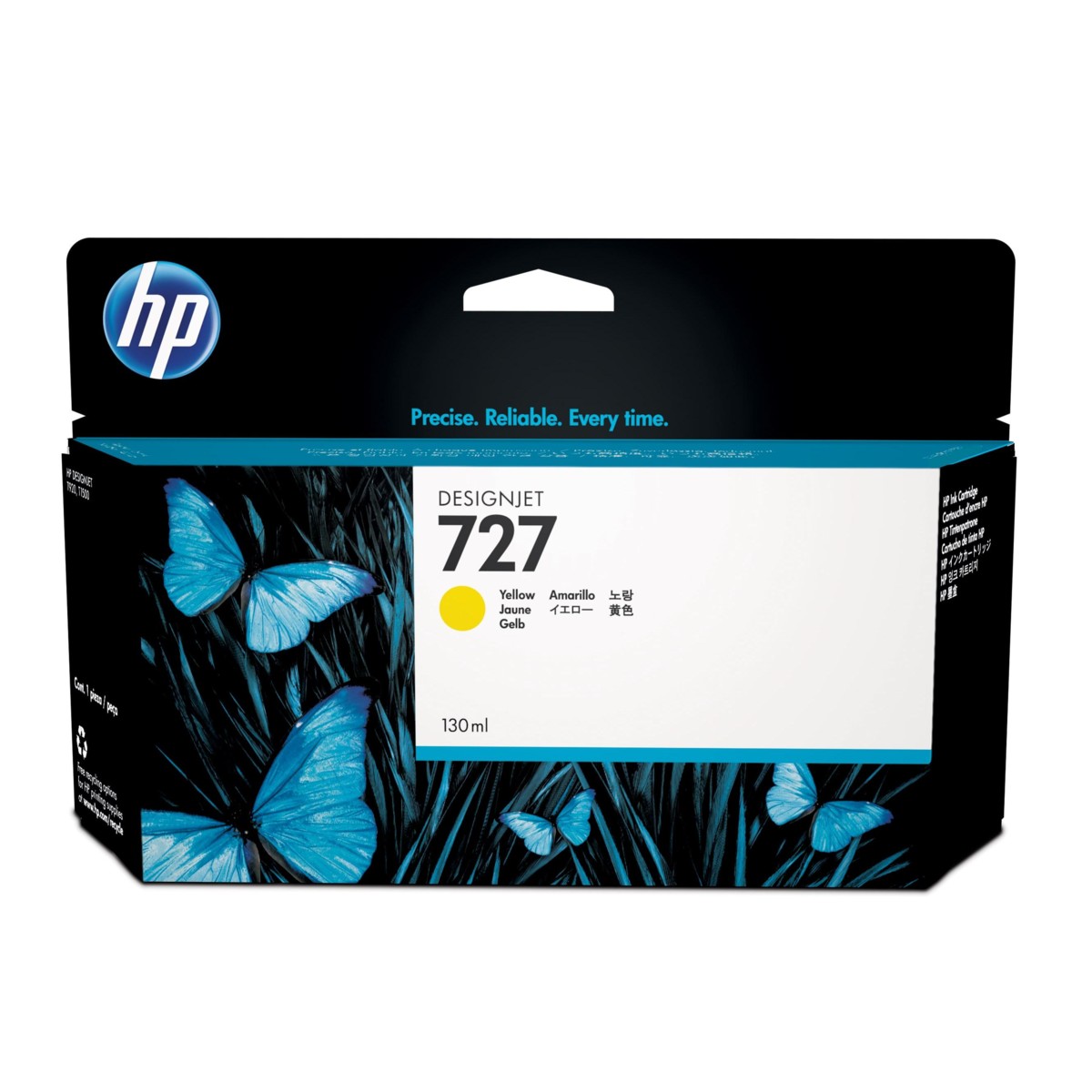 Zásobník HP č.727 - B3P21A (Žlutý) - originální Hp