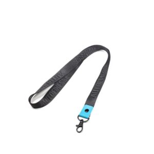 Auto Finesse Luxury Embossed Lanyard Long Black TealAuto Finesse