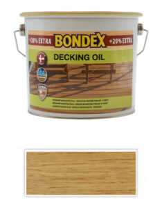 BONDEX Decking Oil - speciální napouštěcí olej 3 l Bezbarvý (20 % zdarma) BONDEX