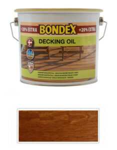 BONDEX Decking Oil - speciální napouštěcí olej 3 l Teak (20 % zdarma) BONDEX