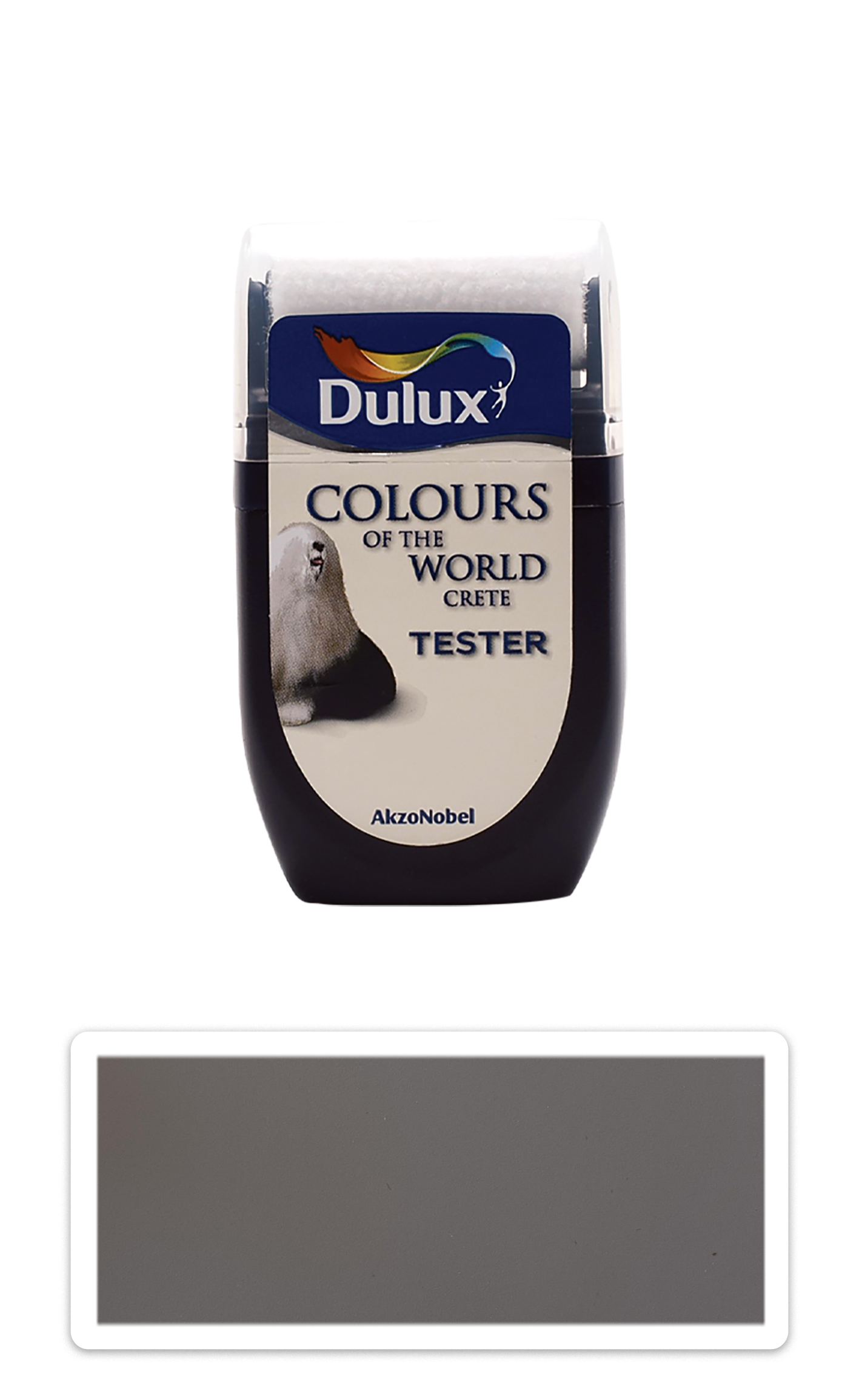 DULUX Colours of the World - matná krycí malířská barva 0.03 l Grafitový soumrak vzorek DULUX