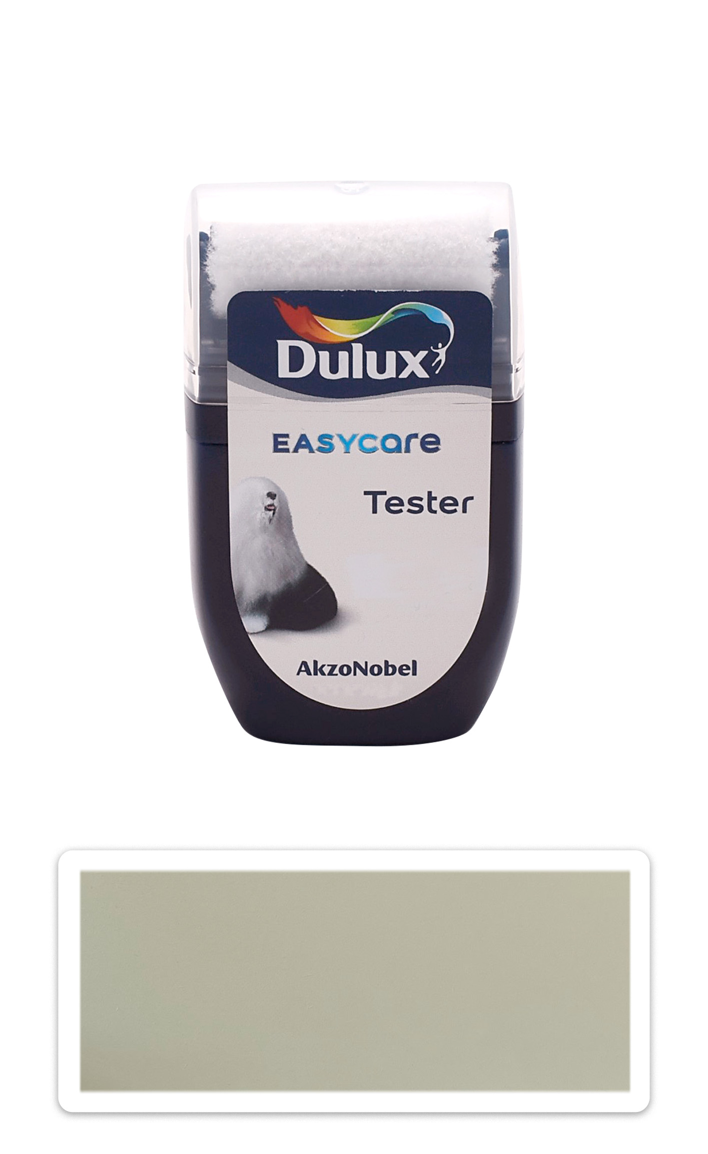 DULUX EasyCare - omyvatelná malířská barva do interiéru 0.03 l Khaki vzorek DULUX