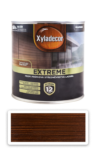 XYLADECOR Extreme - prémiová olejová lazura na dřevo 2.5 l Ořech XYLADECOR