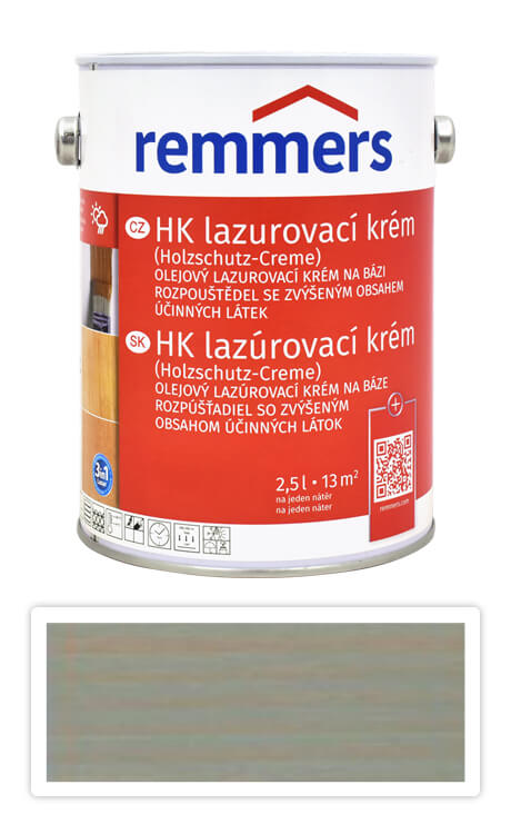 REMMERS HK lazurovací krém 2.5 l Stříbrnošedý Remmers