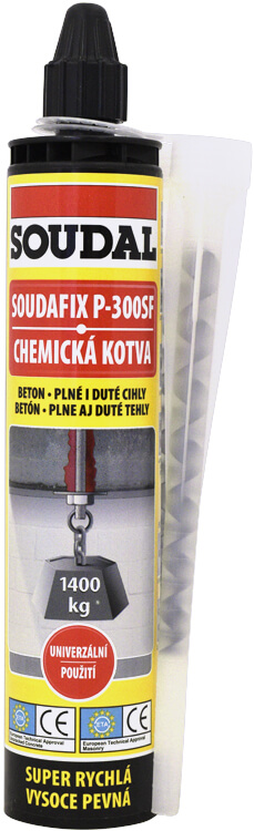 SOUDAL SOUDAFIX P-300SF - chemická kotva 300 ml SOUDAL