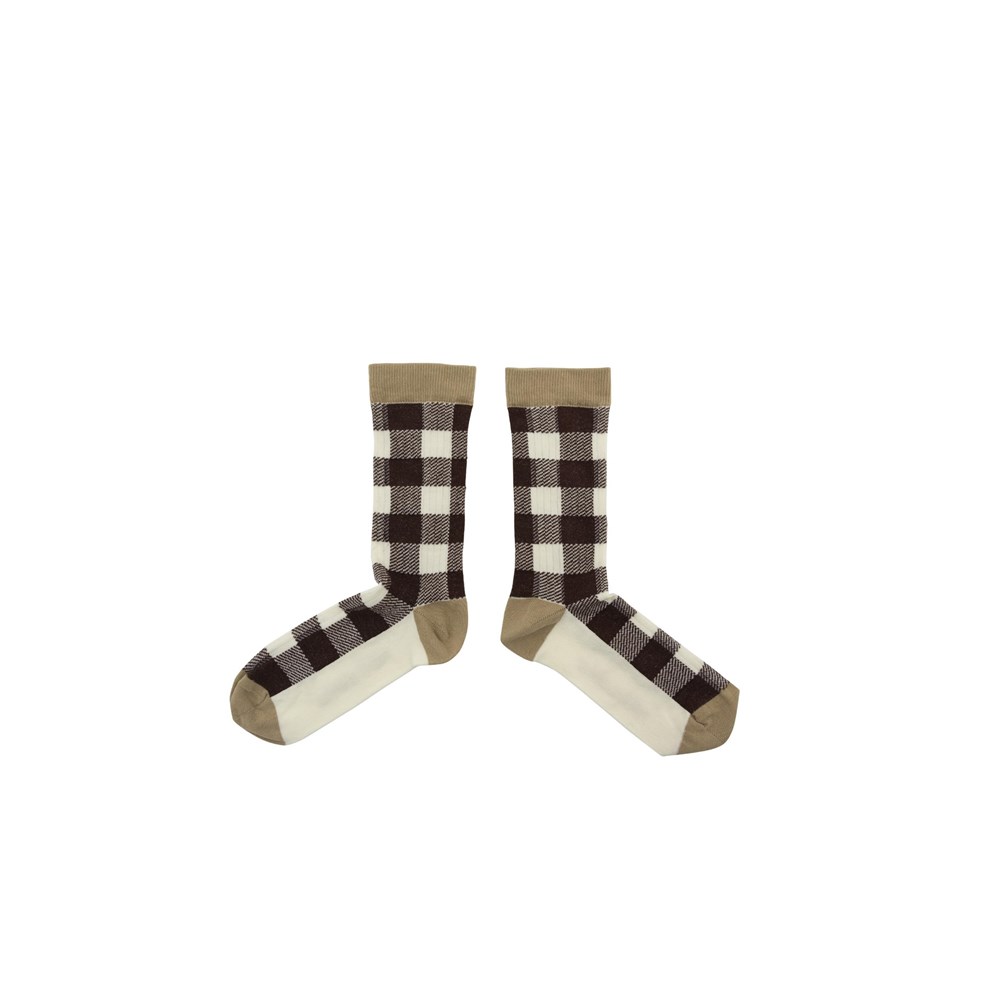 RILLA Monk & Anna socks // check // brown // 39-41 RILLA