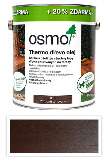 OSMO Speciální olej na terasy 3 l Thermo-dřevo 010 OSMO