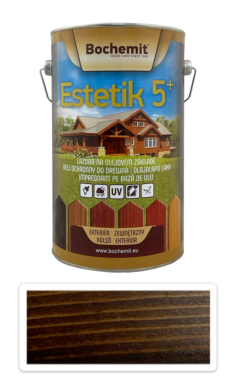 BOCHEMIT Estetik 5+ olejová lazura 5 l Palisandr BOCHEMIT