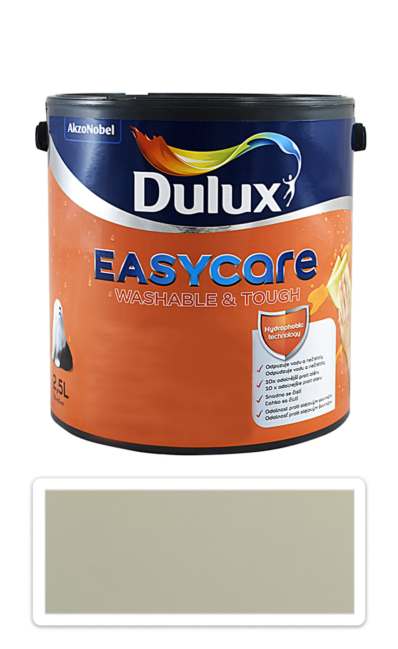 DULUX EasyCare - omyvatelná malířská barva do interiéru 2.5 l Khaki DULUX