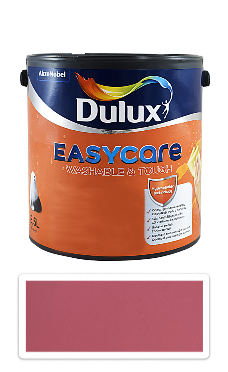 DULUX EasyCare - omyvatelná malířská barva do interiéru 2.5 l Kytice růží DULUX