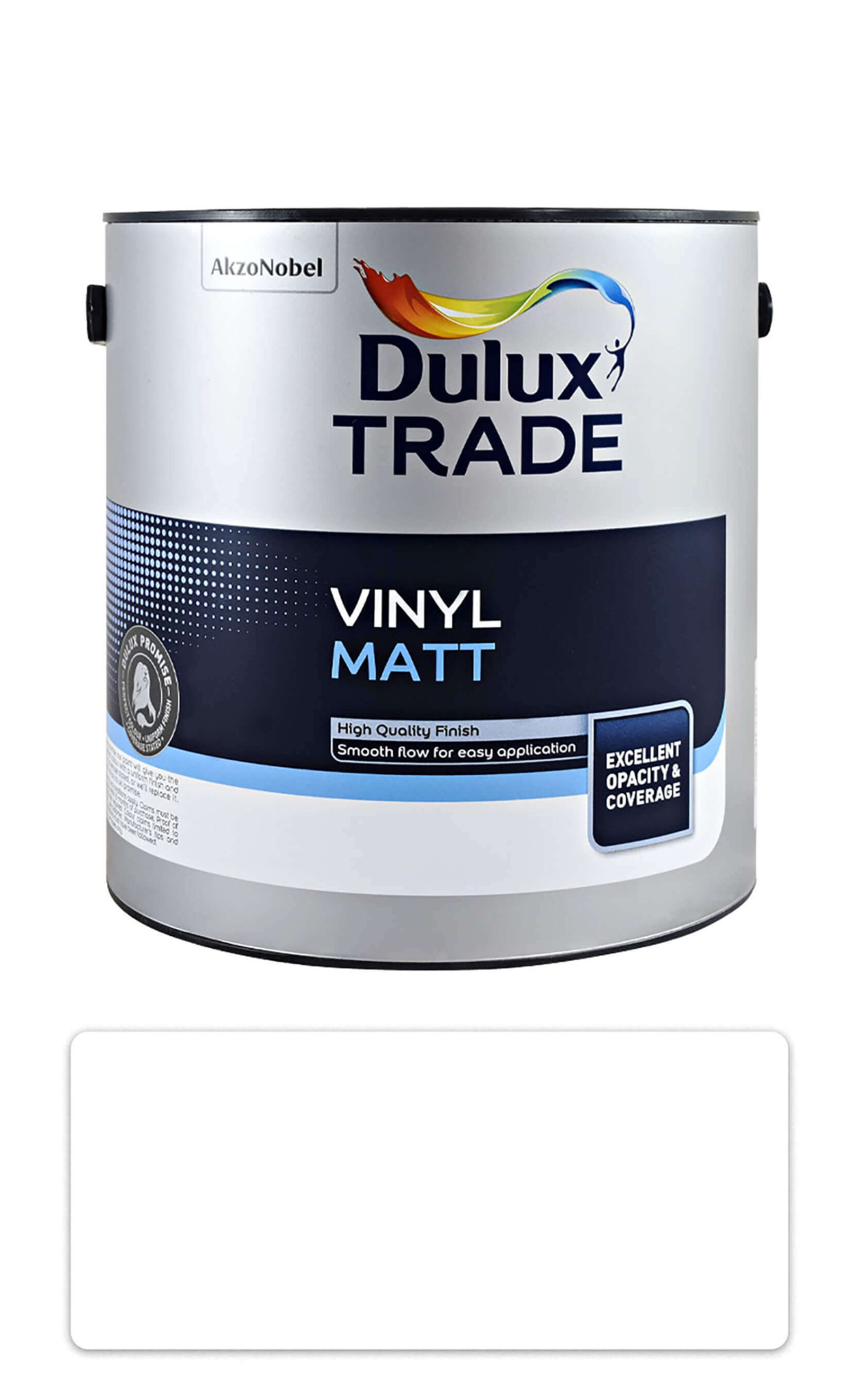 DULUX Trade Vinyl Matt PBW - prémiová malířská barva do interiéru 2.5 l Bílá DULUX