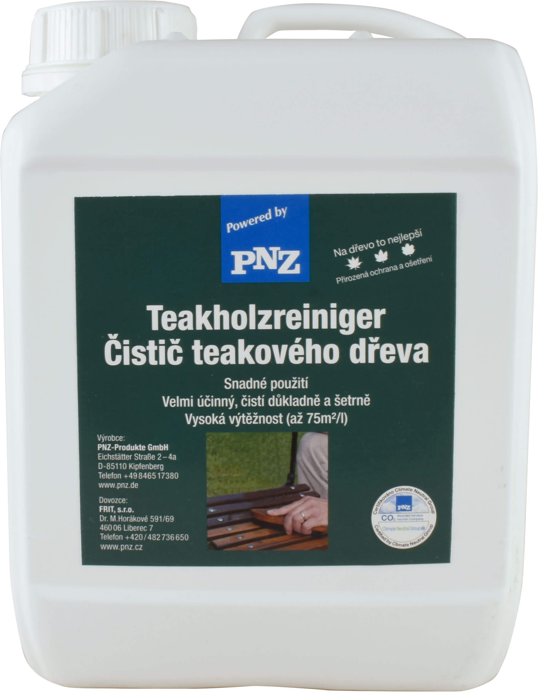 PNZ Čistič teakového dřeva 2.5 l PNZ