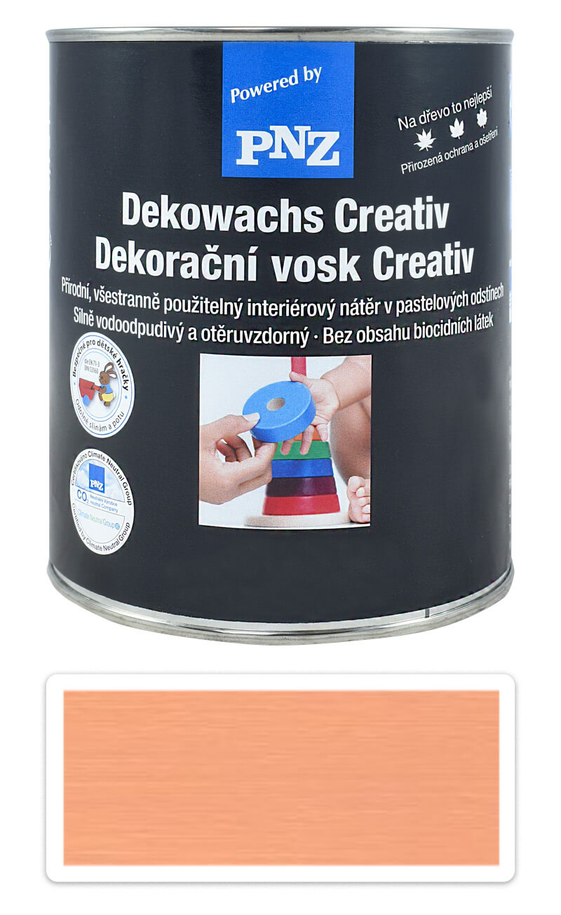 PNZ Dekorační vosk Creativ 0.75 l Korálový PNZ