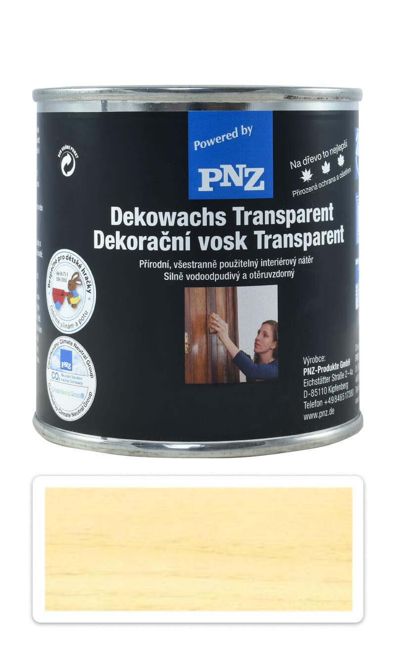 PNZ Dekorační vosk Transparent 0.25 l Bezbarvý PNZ