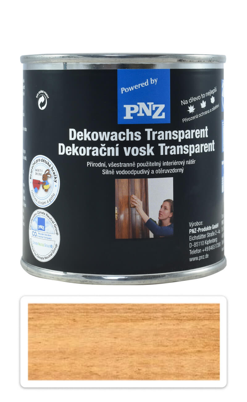 PNZ Dekorační vosk Transparent 0.25 l Dub PNZ