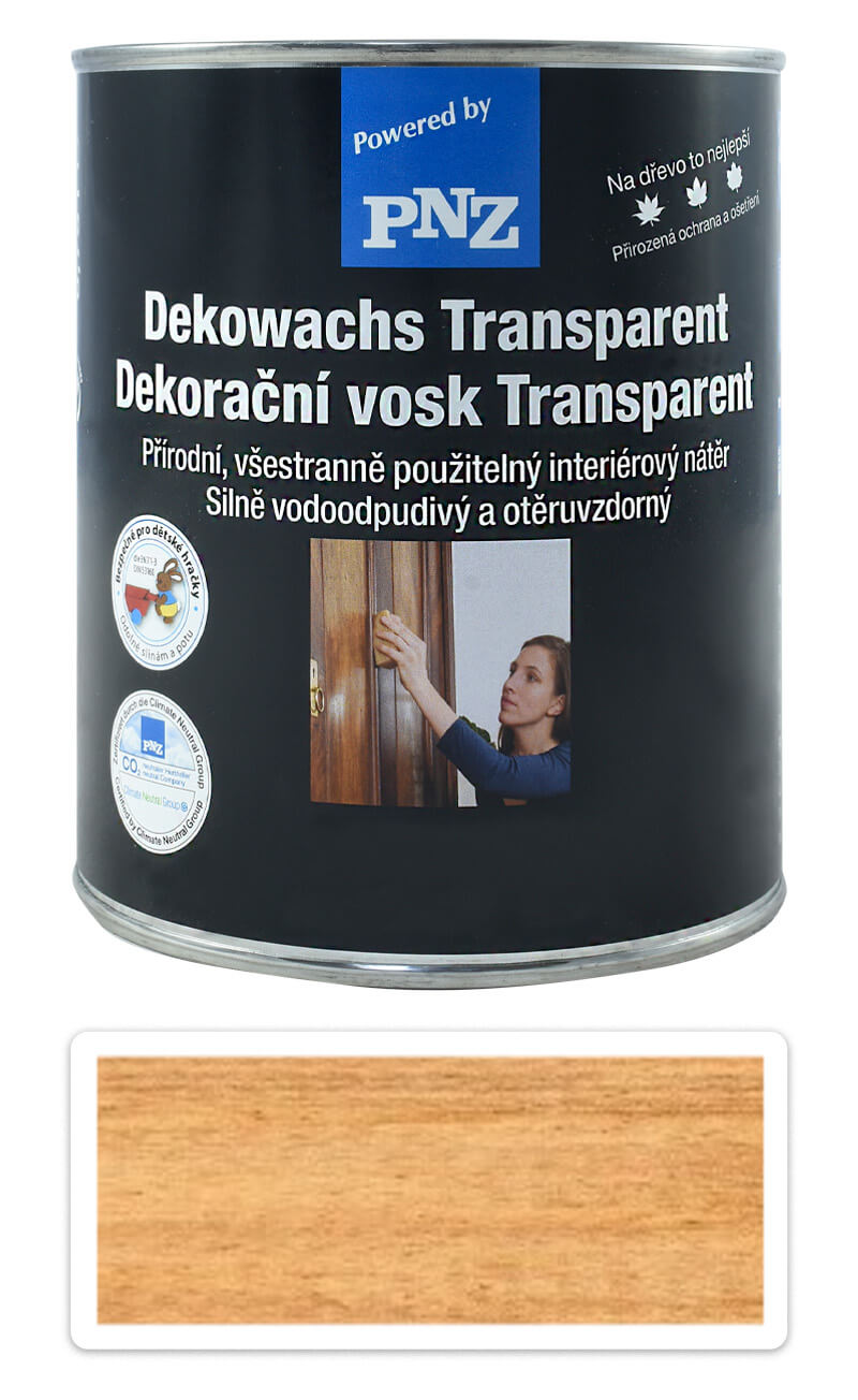 PNZ Dekorační vosk Transparent 0.75 l Dub PNZ