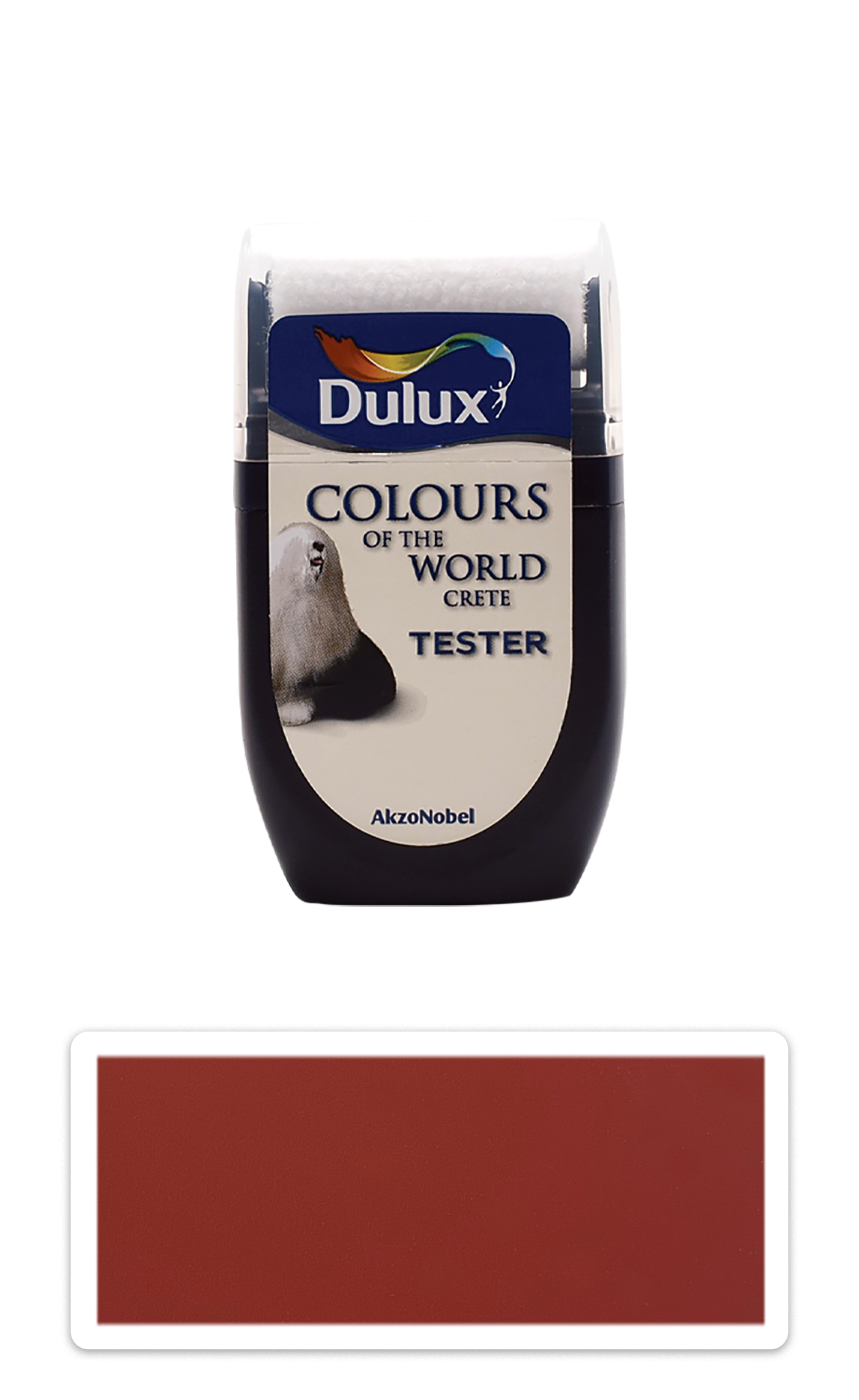 DULUX Colours of the World - matná krycí malířská barva 0.03 l Červené víno vzorek DULUX