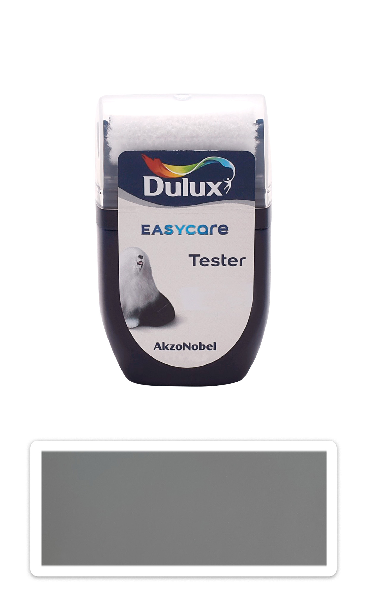 DULUX EasyCare - omyvatelná malířská barva do interiéru 0.03 l Grafit vzorek DULUX