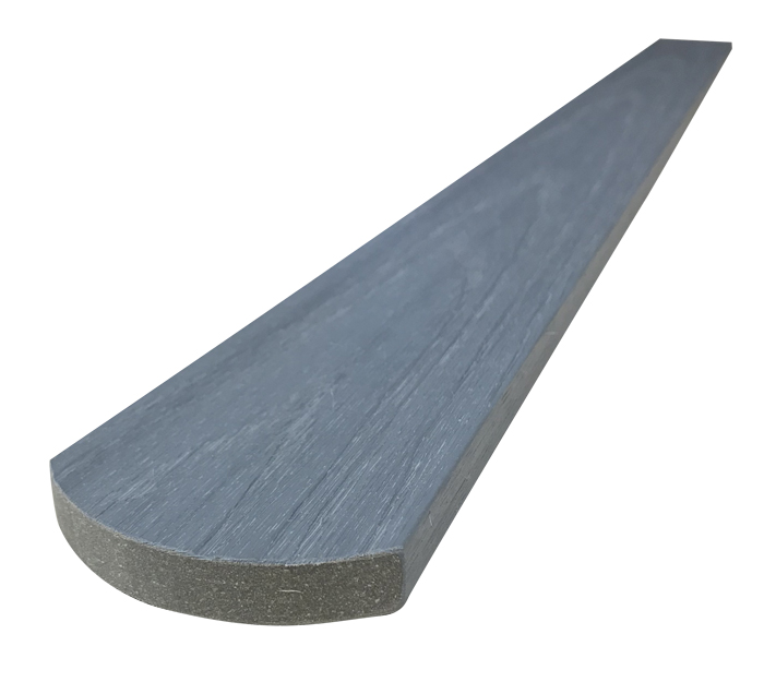 WPC dřevoplastové plotovky Dřevoplus Profi půlkulaté 15x80x1200 - Grey (šedá) Dřevoplus