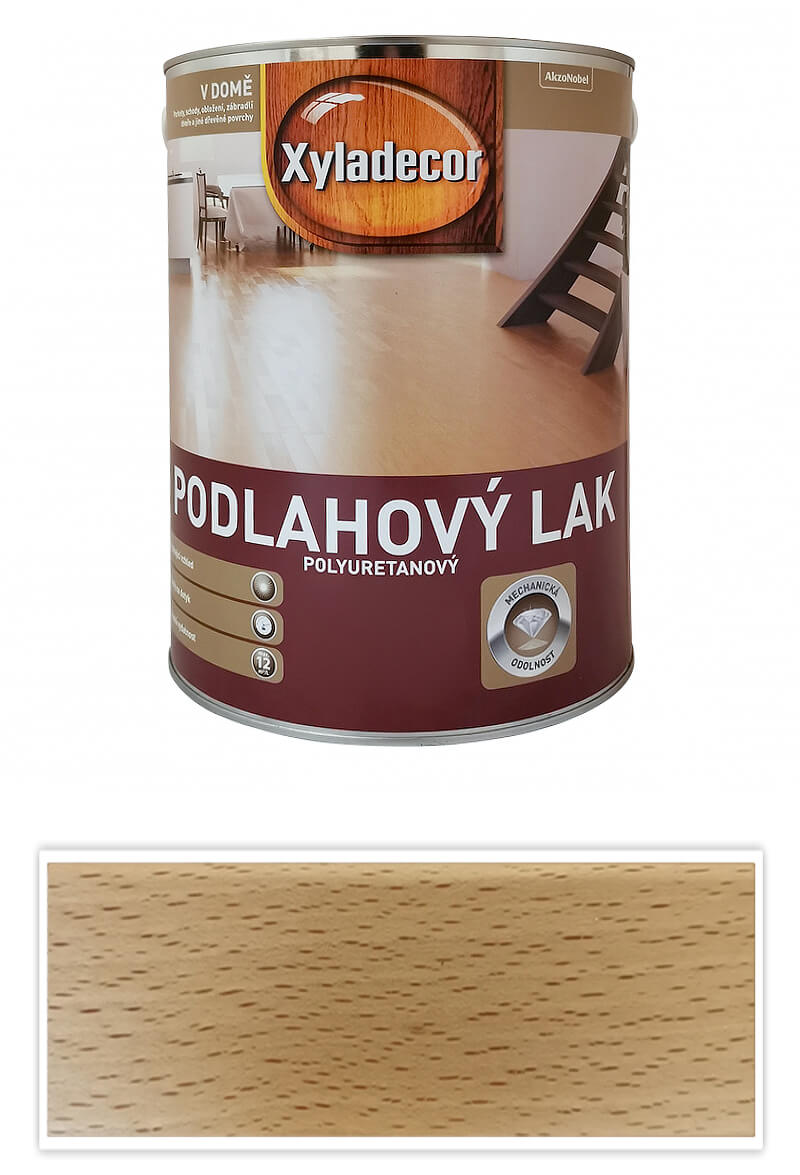 XYLADECOR podlahový lak polyuretanový do interiéru 5 l Polomat XYLADECOR