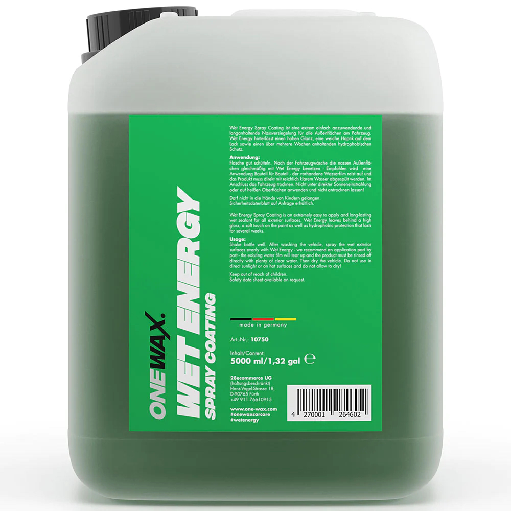 Rychlý křemičitý sealant ONEWAX. Wet Energy (5000 ml)ONEWAX.