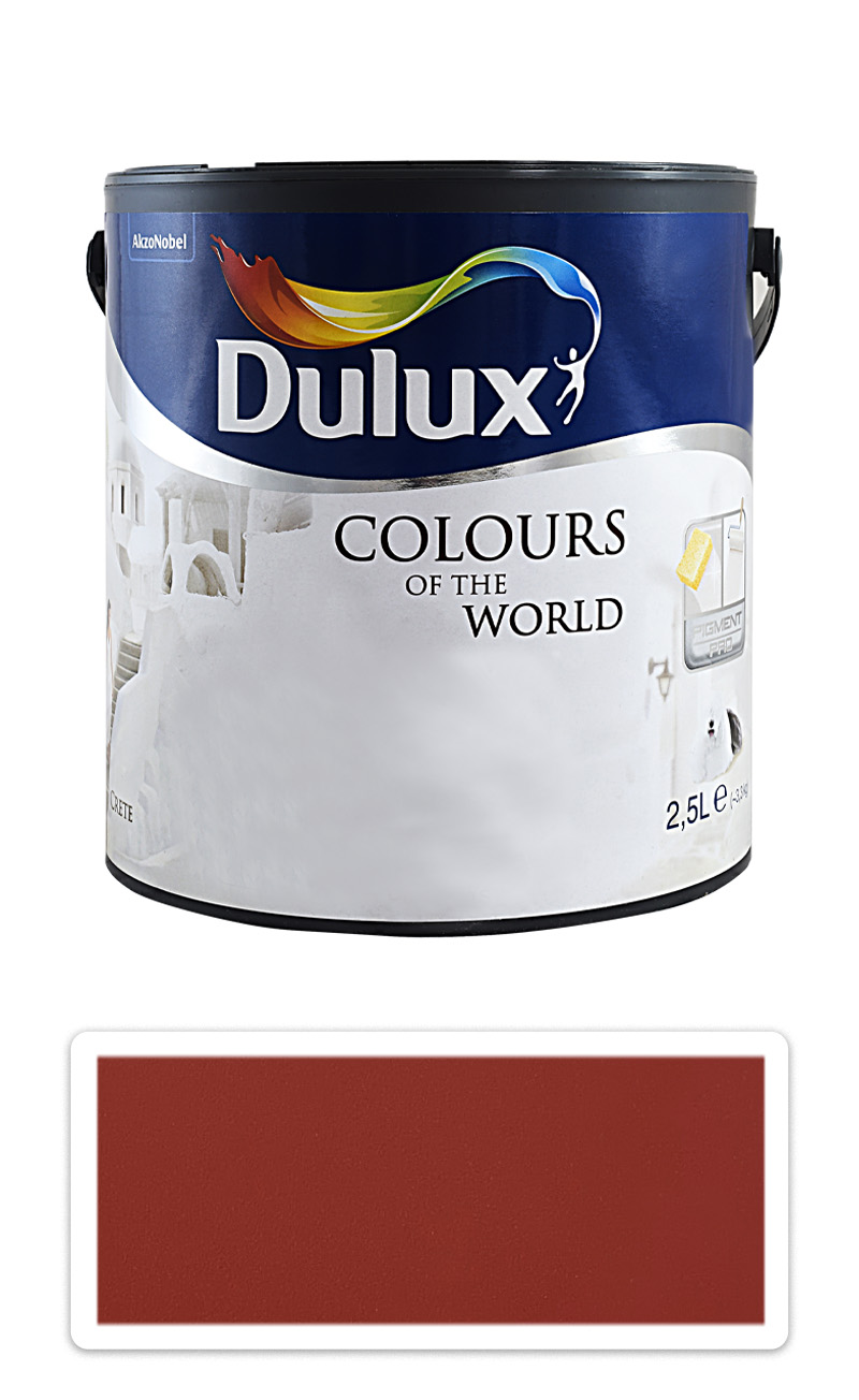 DULUX Colours of the World - matná krycí malířská barva do interiéru 2.5 l Červené víno DULUX