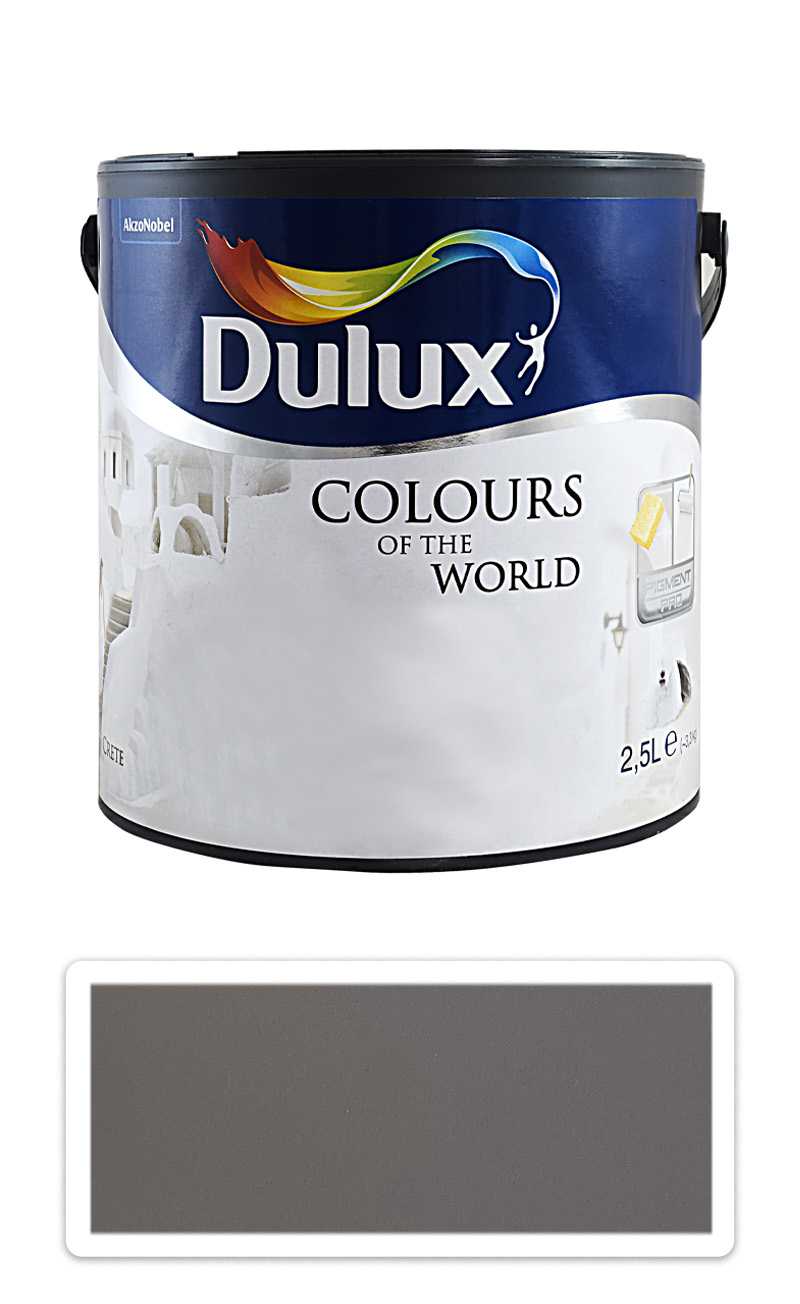 DULUX Colours of the World - matná krycí malířská barva do interiéru 2.5 l Grafitový soumrak DULUX