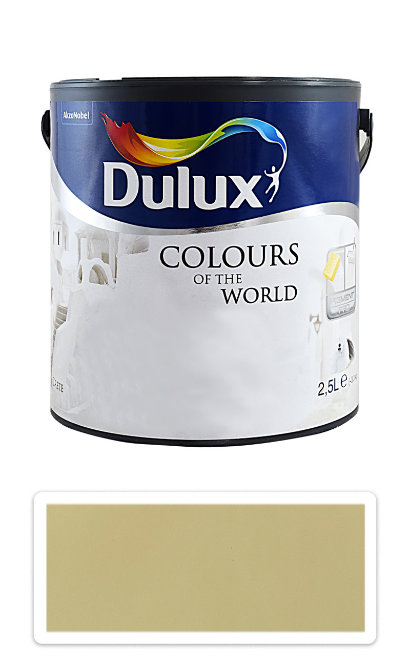 DULUX Colours of the World - matná krycí malířská barva do interiéru 2.5 l Tropické slunce DULUX