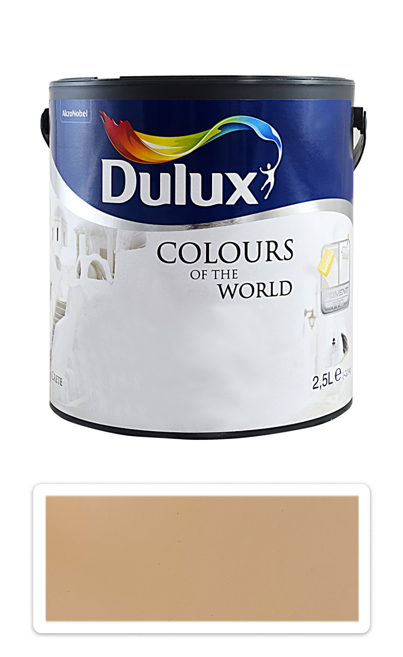 DULUX Colours of the World - matná krycí malířská barva do interiéru 2.5 l Zázvorový čaj DULUX