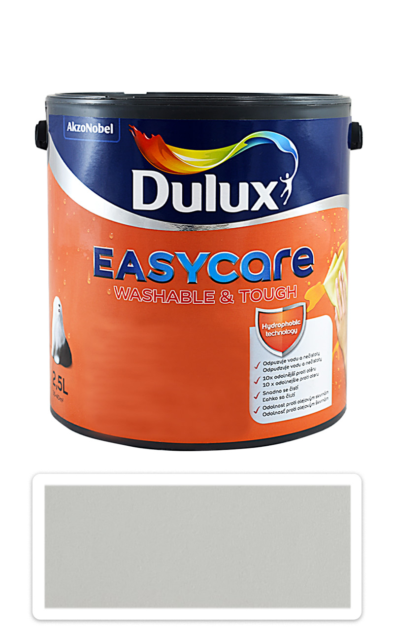 DULUX EasyCare - omyvatelná malířská barva do interiéru 2.5 l Dotek zimy DULUX