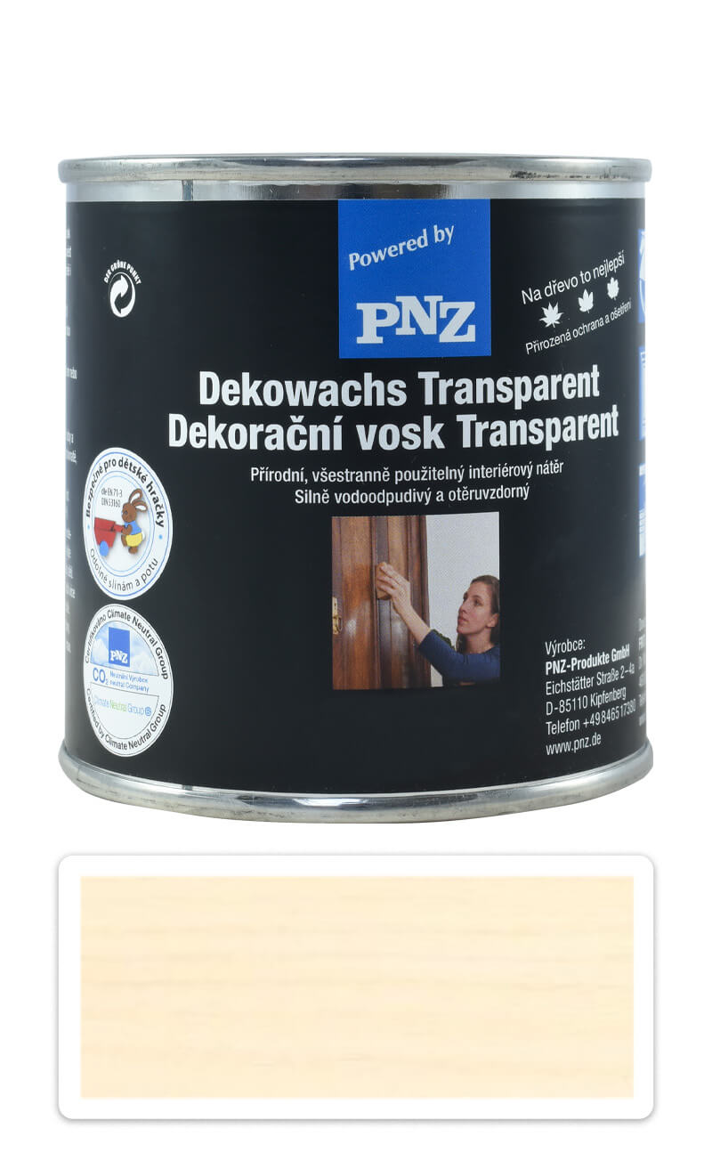 PNZ Dekorační vosk Transparent 0.25 l Bříza PNZ