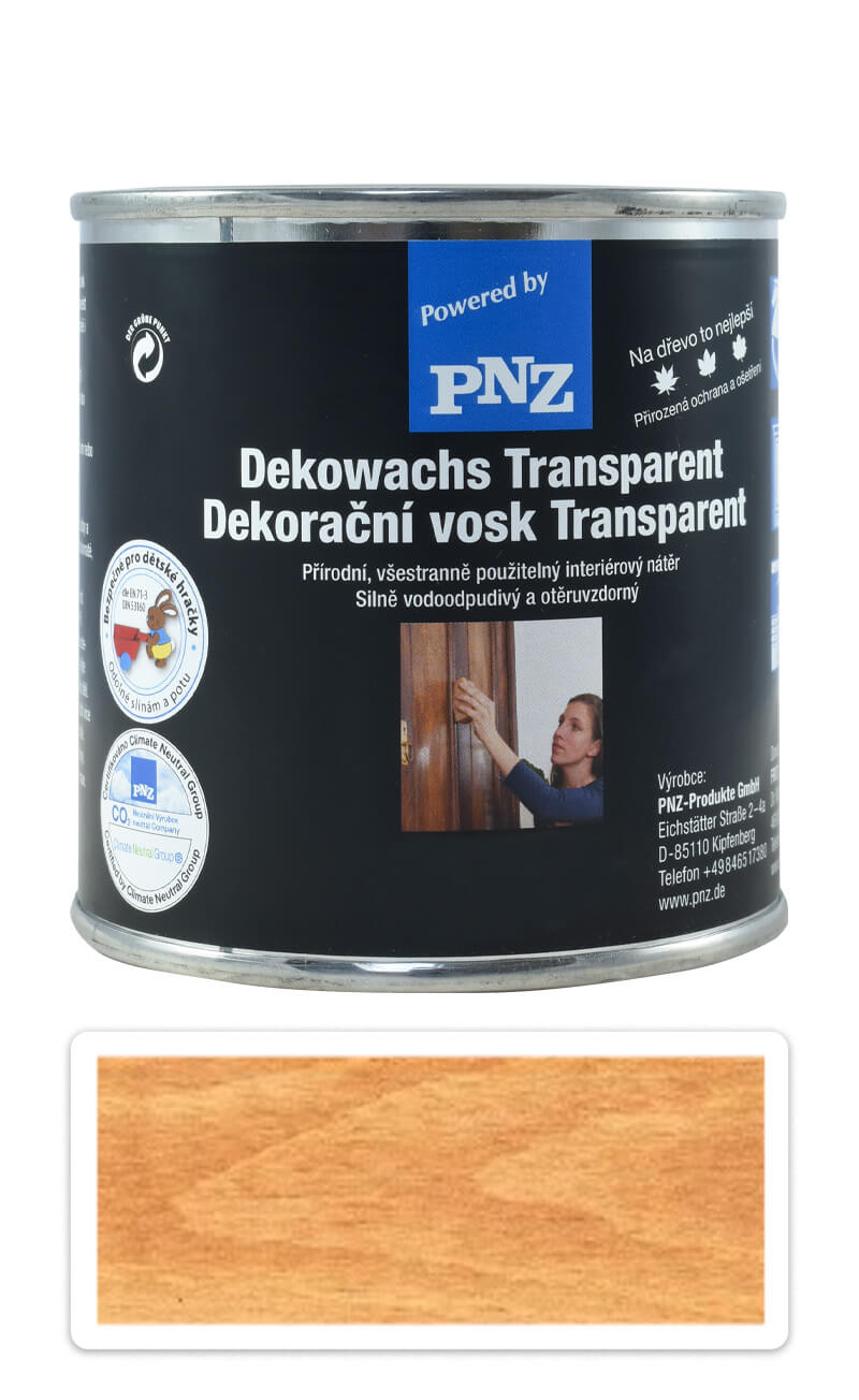 PNZ Dekorační vosk Transparent 0.25 l Zlatý javor PNZ