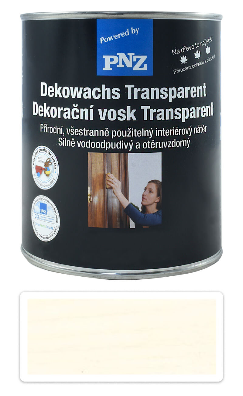 PNZ Dekorační vosk Transparent 0.75 l Bílý PNZ