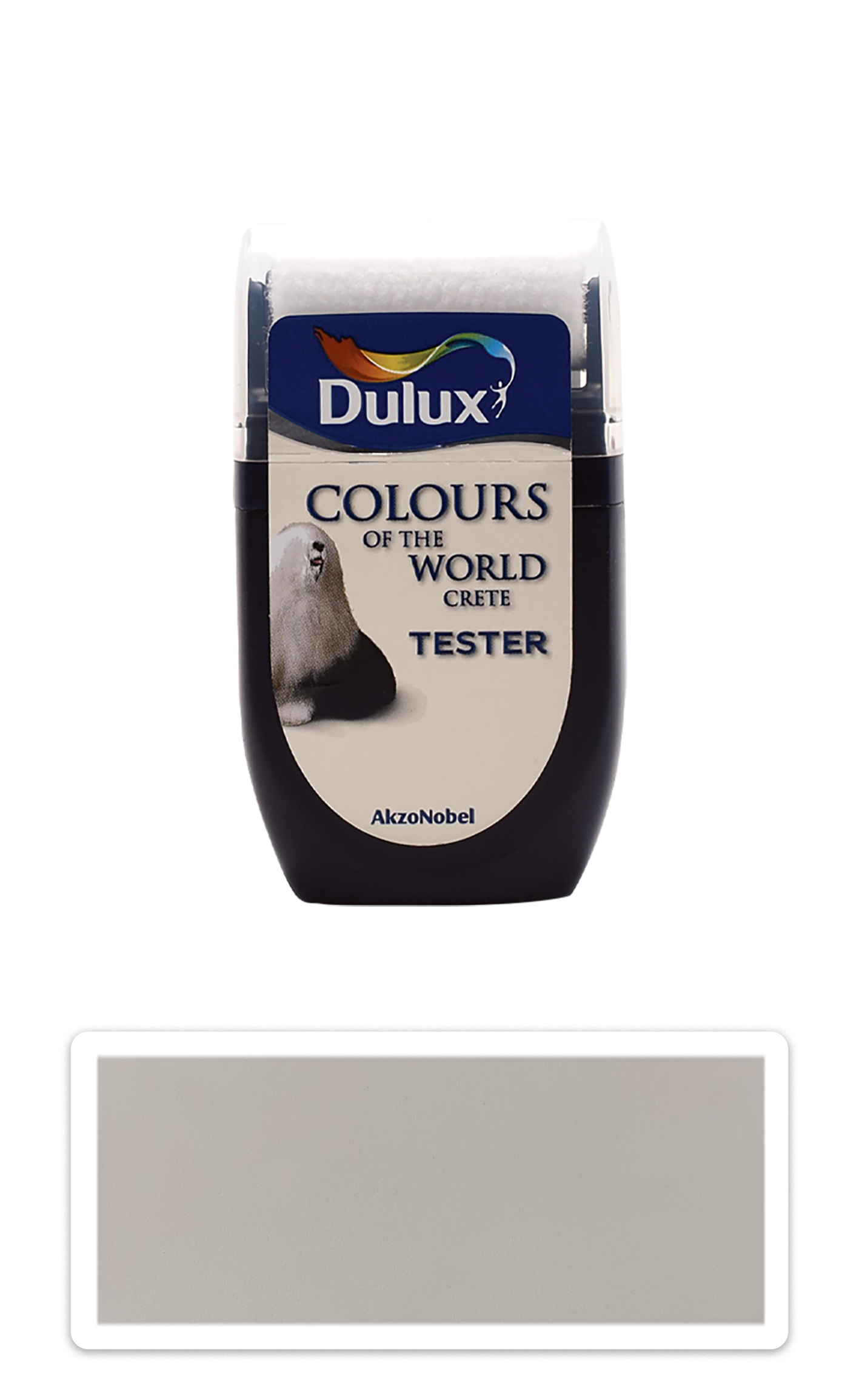 DULUX Colours of the World - matná krycí malířská barva 0.03 l Lasturově bílá vzorek DULUX