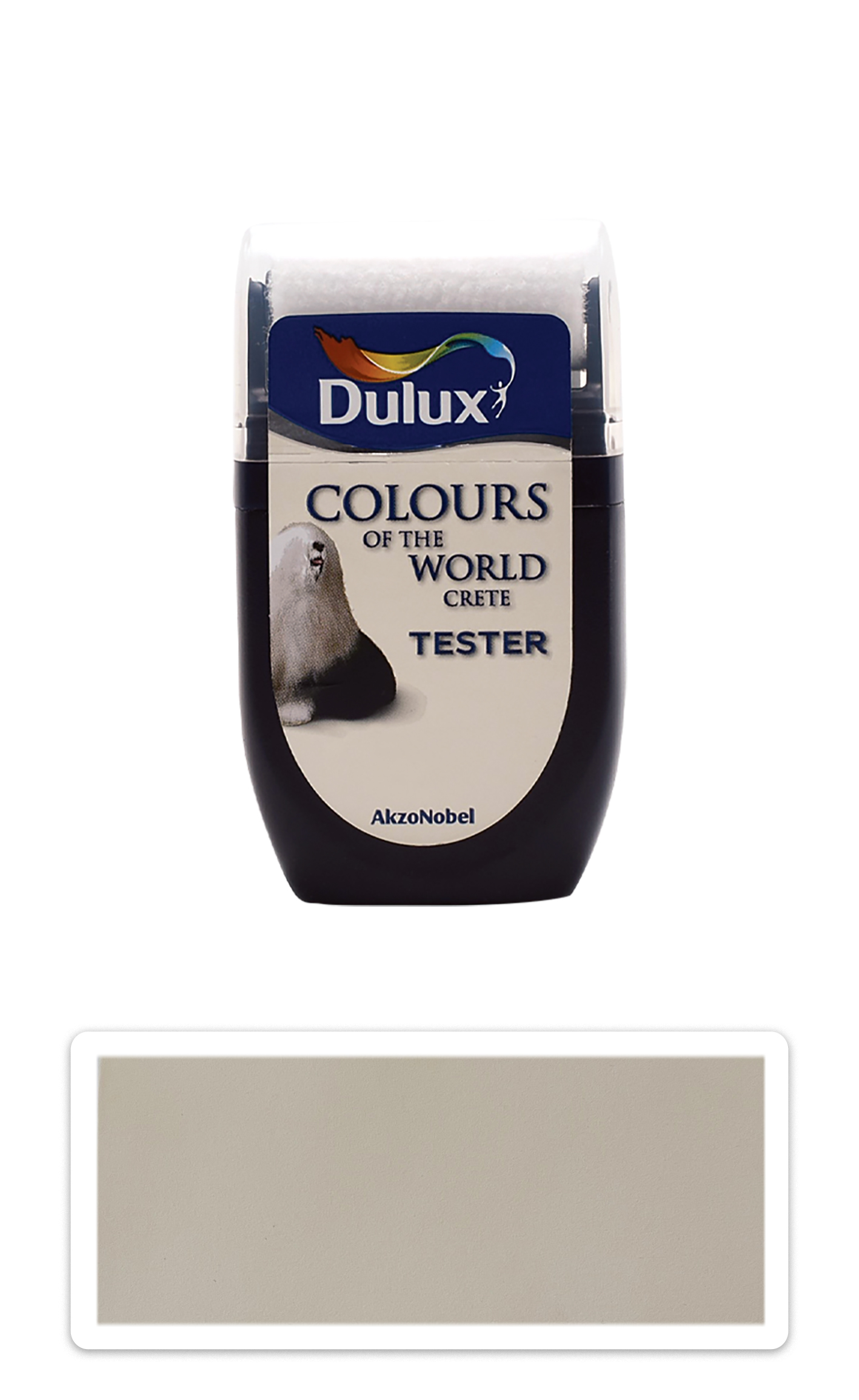 DULUX Colours of the World - matná krycí malířská barva 0.03 l Řecká chalva vzorek DULUX