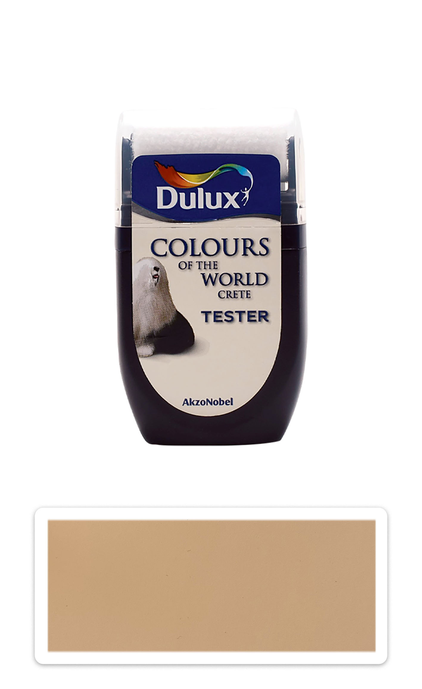 DULUX Colours of the World - matná krycí malířská barva 0.03 l Zázvorový čaj vzorek DULUX