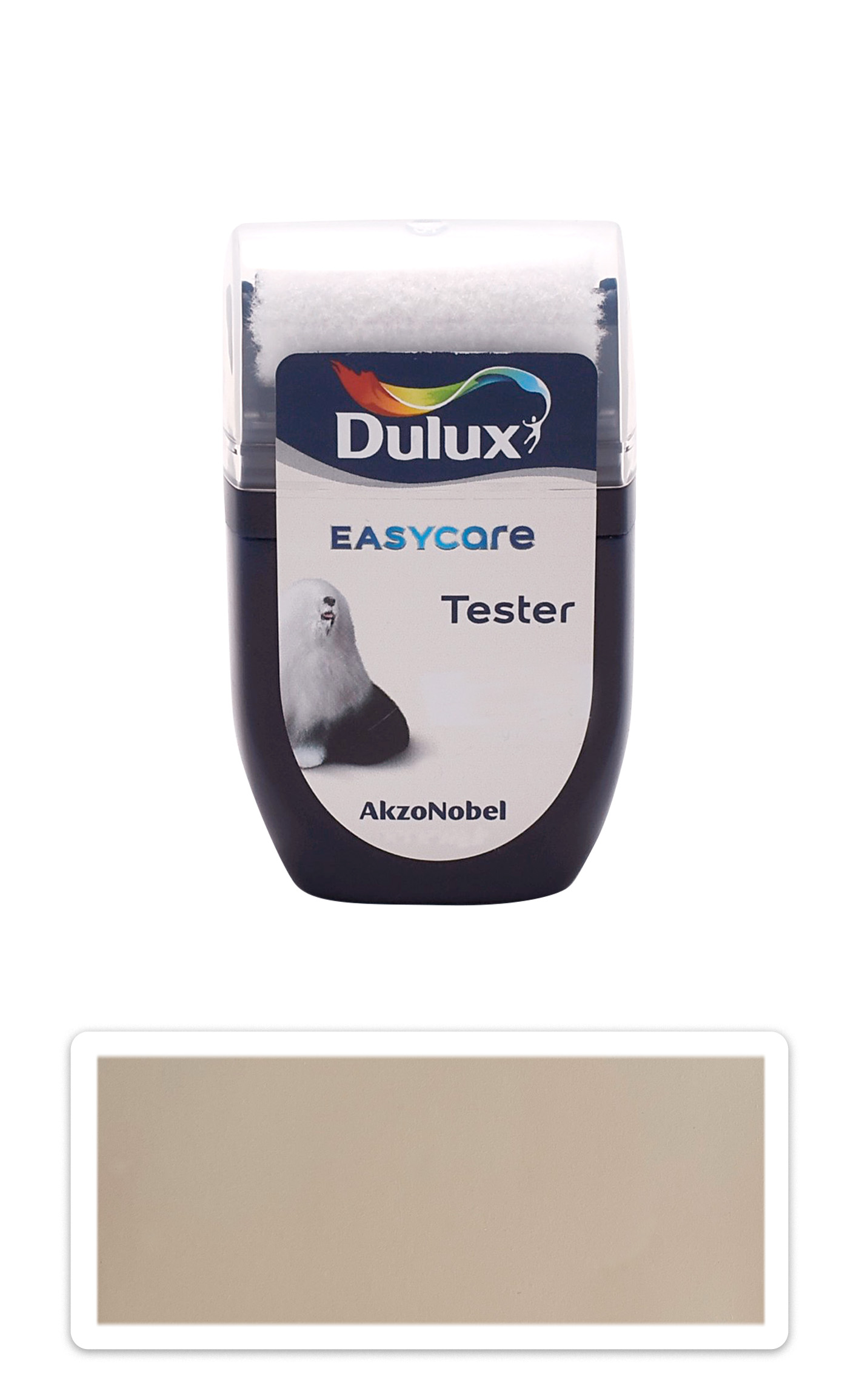 DULUX EasyCare - omyvatelná malířská barva do interiéru 0.03 l Béžový kabát vzorek DULUX