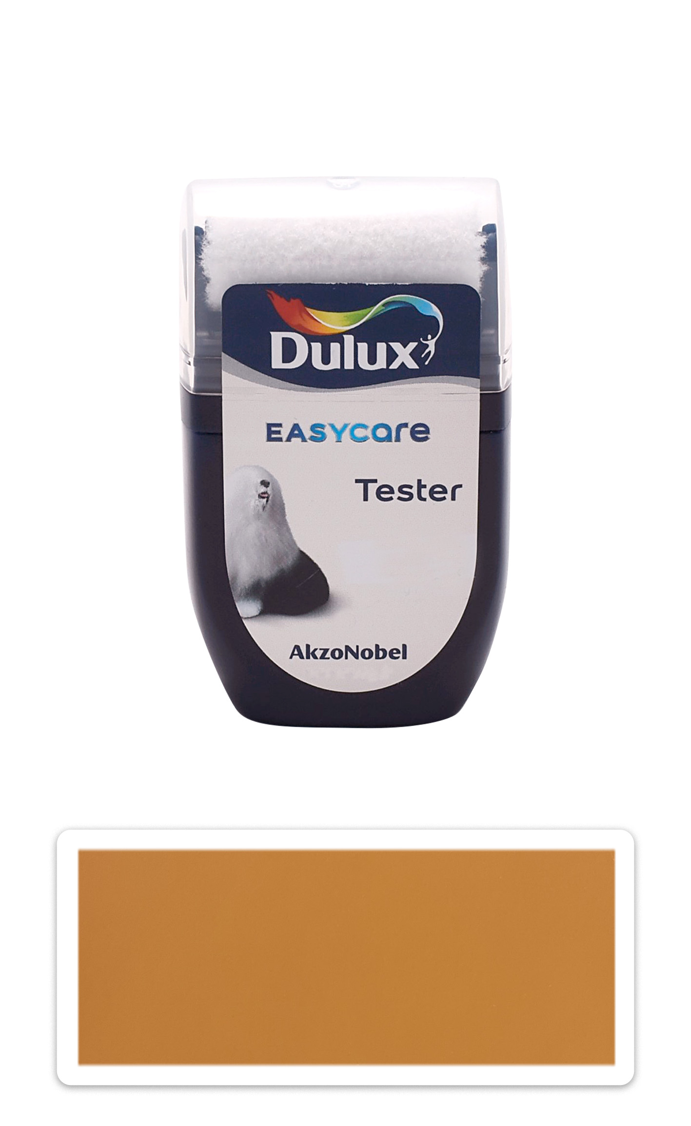 DULUX EasyCare - omyvatelná malířská barva do interiéru 0.03 l Mechanický pomeranč vzorek DULUX